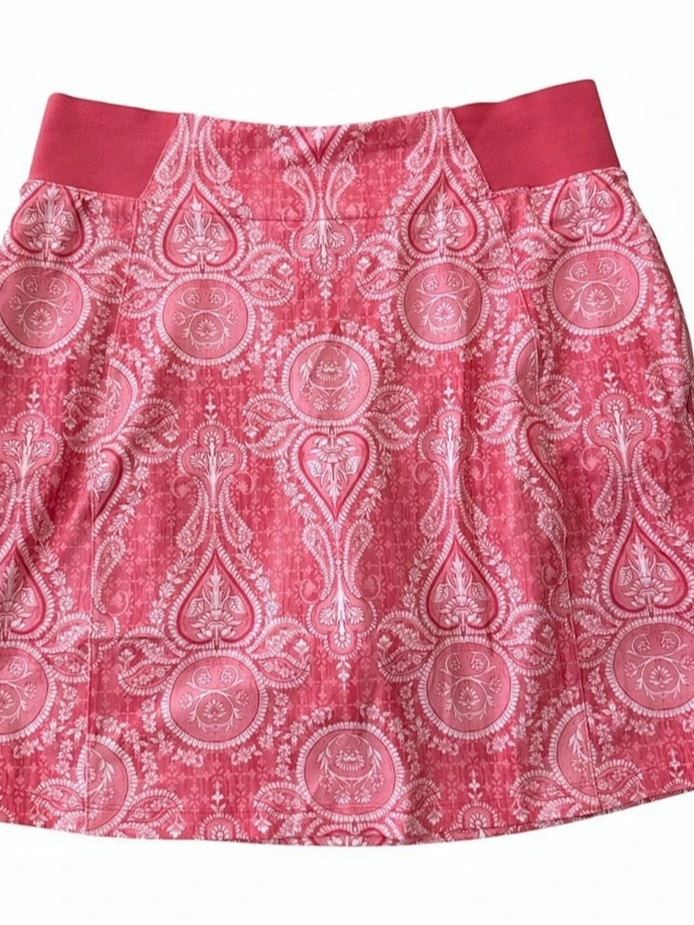 Lady Hagen Golf Skort Peach & White Size Medium Like New